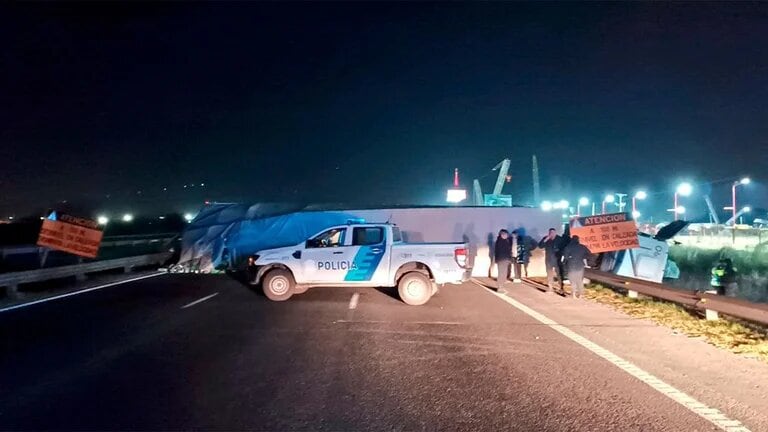 Impactante accidente en Panamericana. Gentileza Infobae.