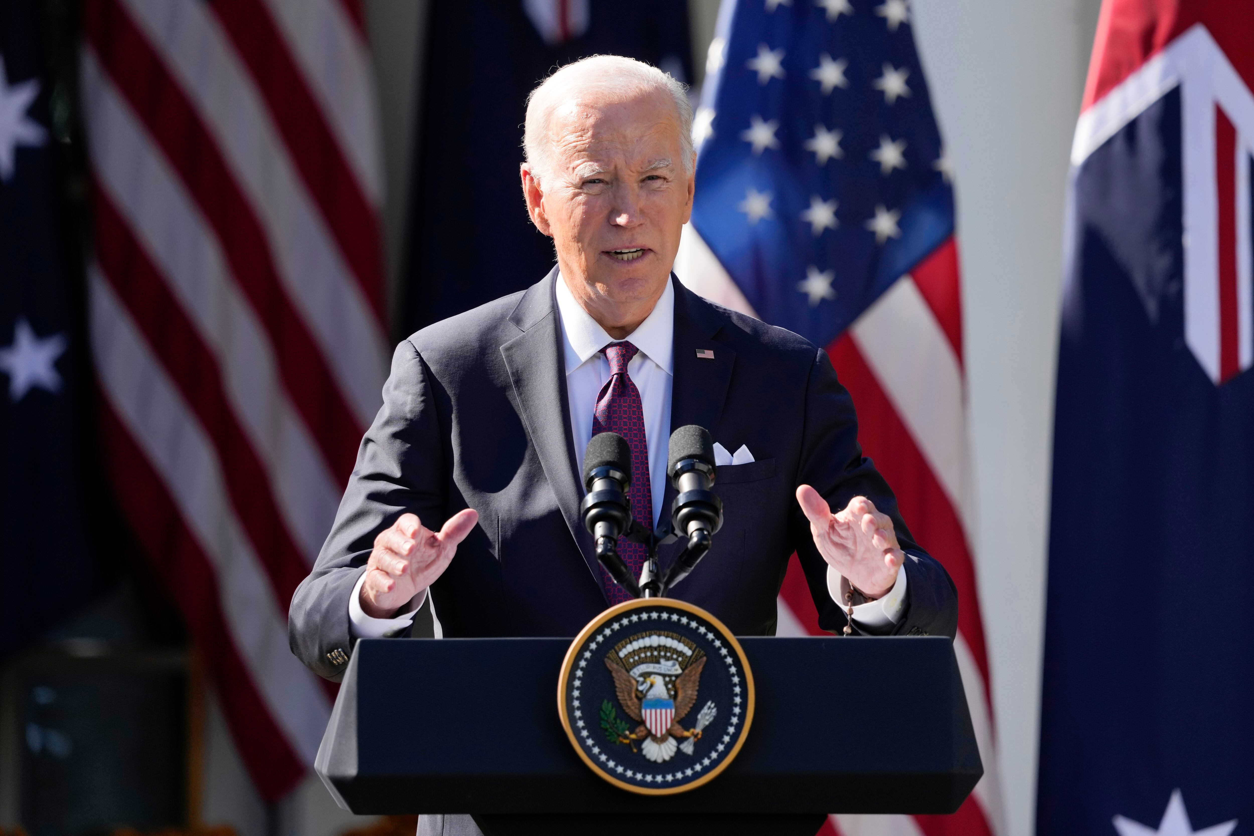 El presidente estadounidense Joe Biden.