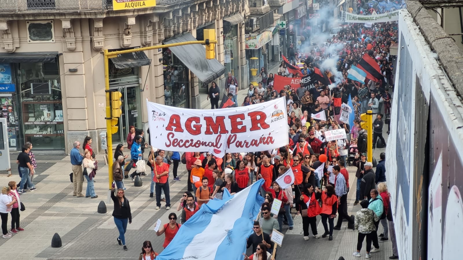 Movilización docente en Entre Ríos