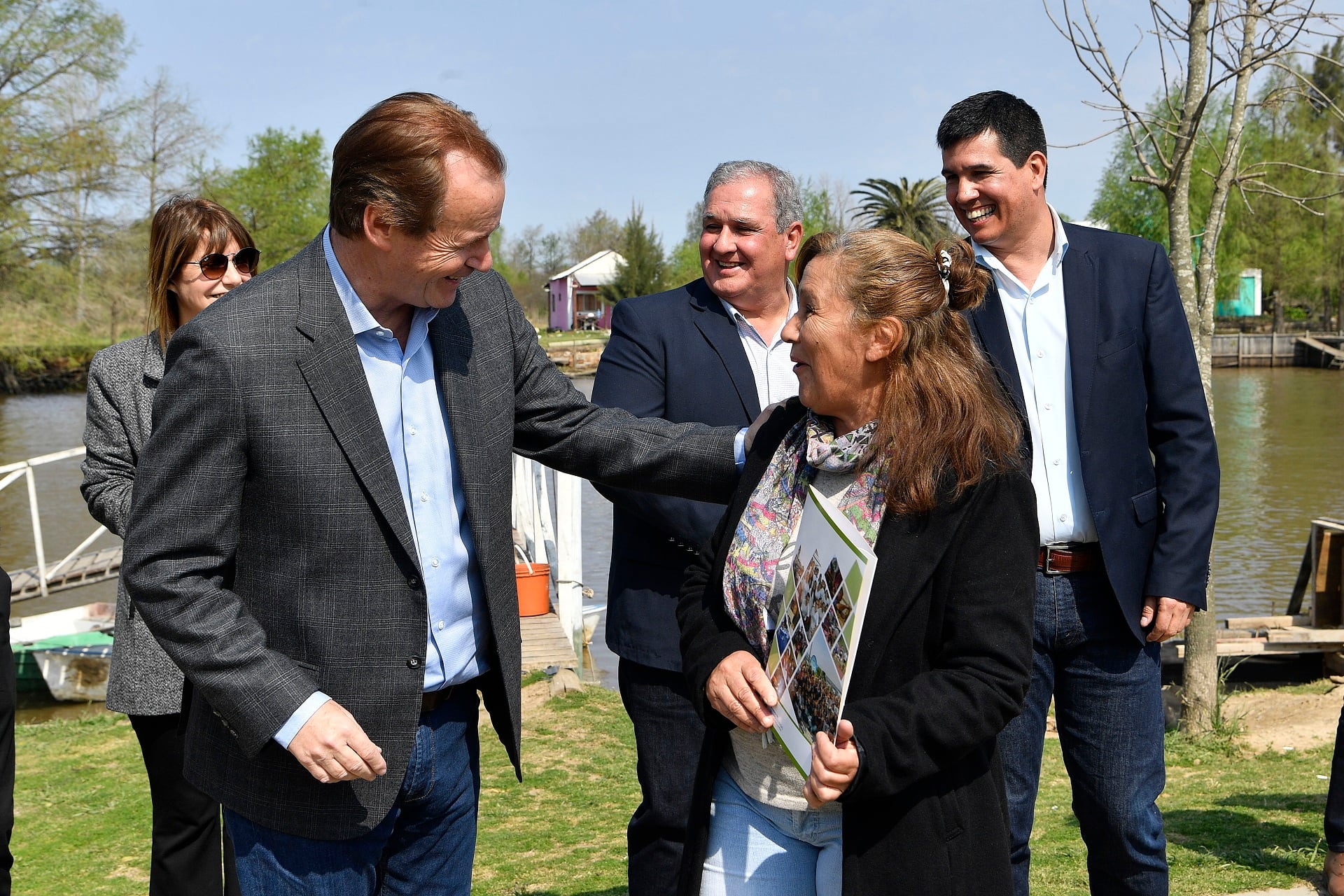 Gustavo Bordet en Villa Paranacito