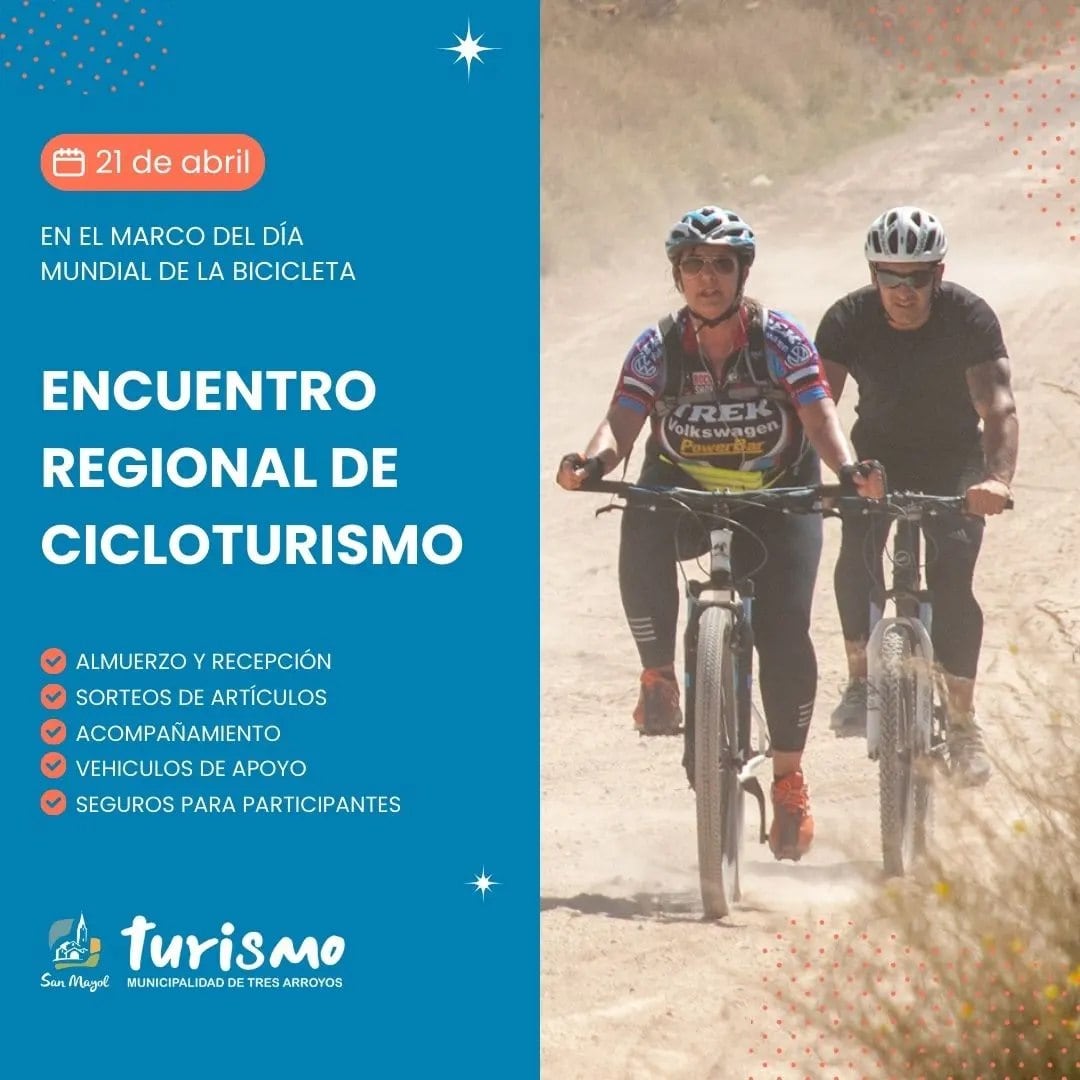 Cicloturismo de Tres Arroyos a San Mayol