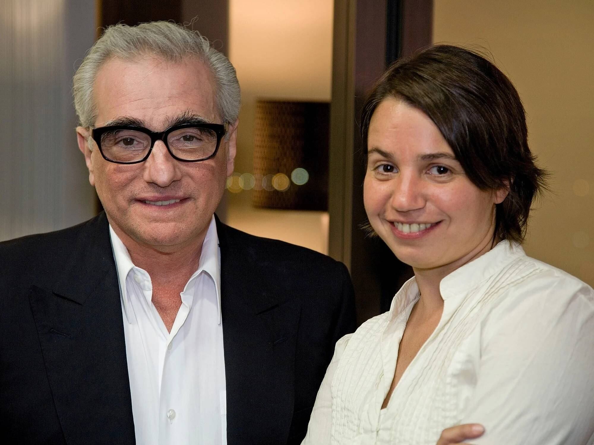 Martin Scorsese junto a Celina Murga.