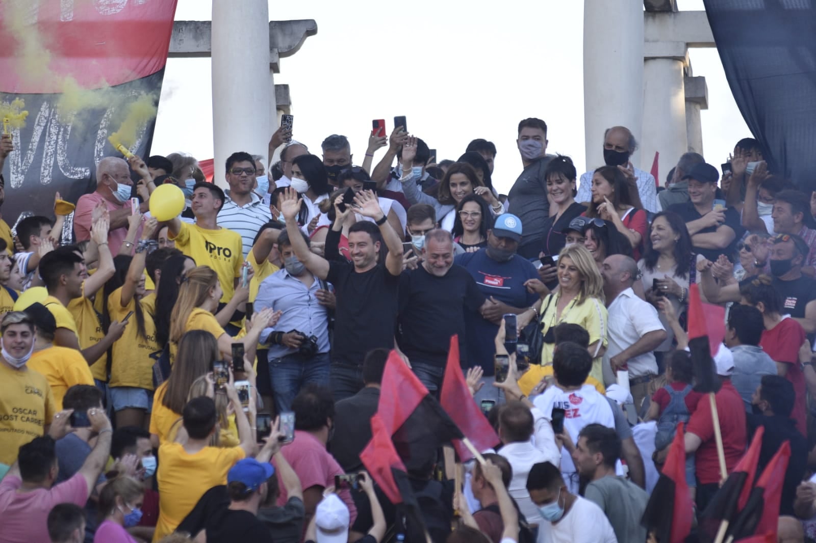 En el Parque Sarmiento, la lista favorita cerró la campaña.