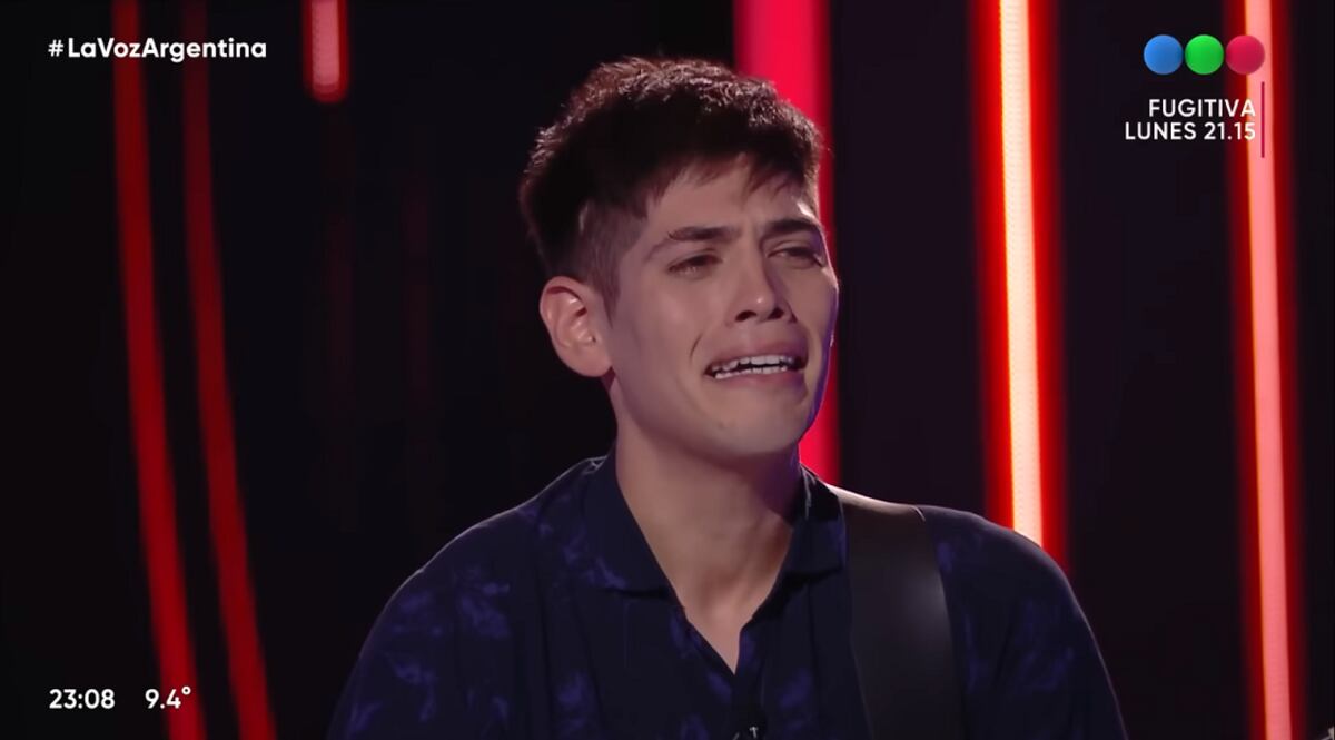 Del canto a la máxima emoción: el cordobés que brilló y cautivó al jurado de La Voz Argentina