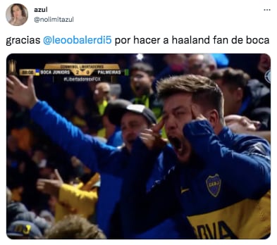 Los mejores memes de Erling Haaland tras entrenar con la camiseta de Boca.