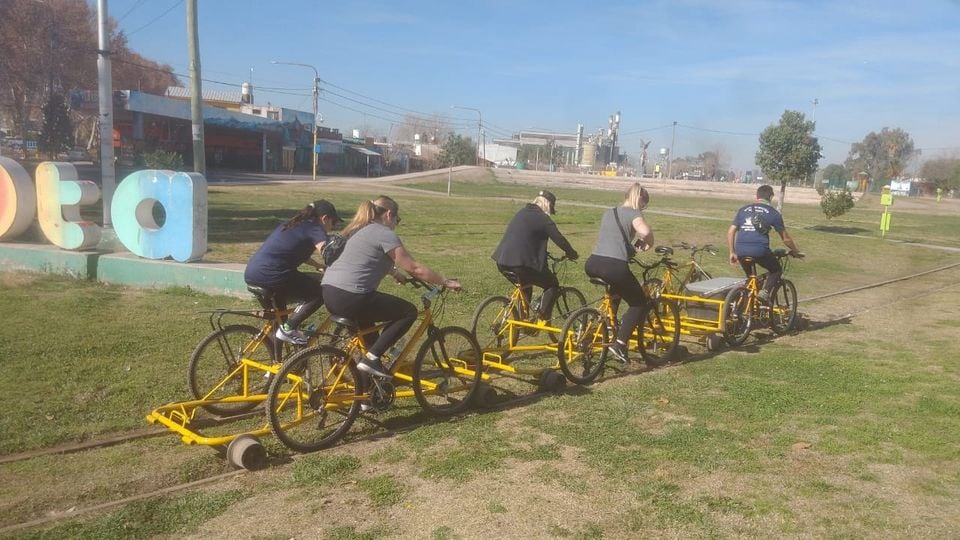 Las Bicitren de Ferrotur Trasandino Mendoza.