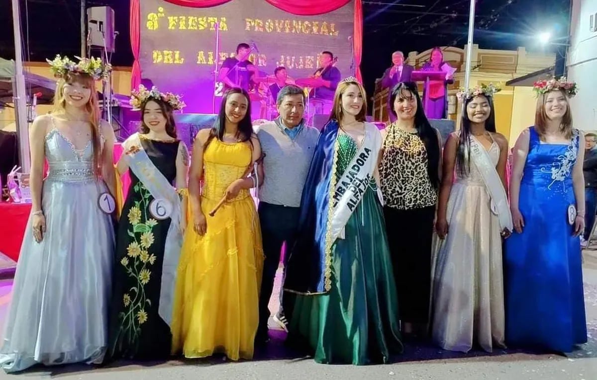 Julieta Gilardi fue elegida "Embajadora del Alfajor Jujeño", en el marco de la fiesta celebrada en El Carmen.