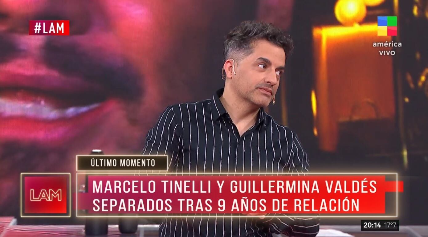 Marcelo y Guillermina están separados