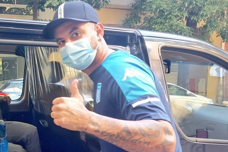 Edwin Cardona, flamante refuerzo de Racing, que llegó para ser figura. 