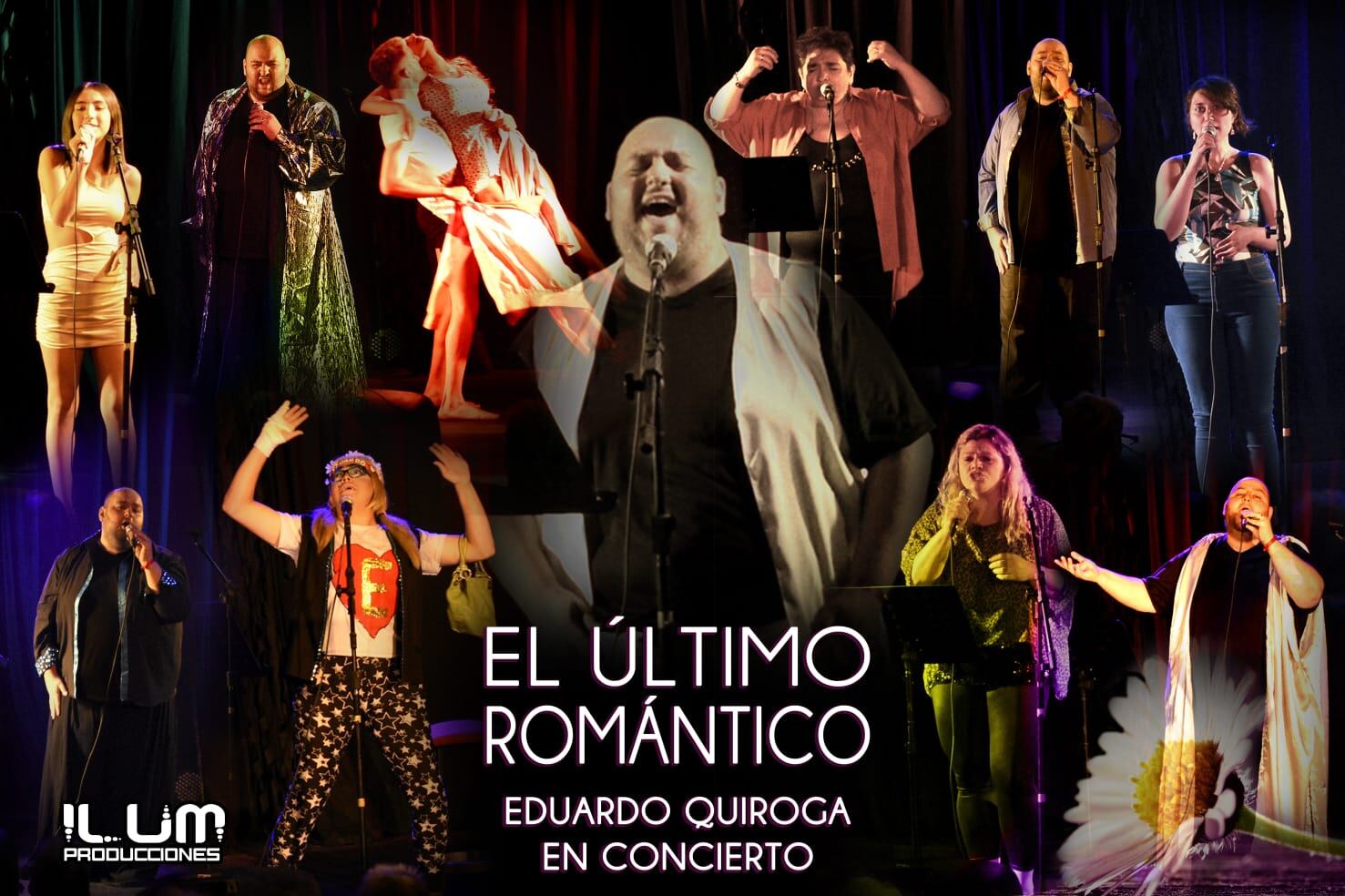 Eduardo Quiroga presenta su último álbum "El último romántico" acompañado por 30 grandes artistas en escena.