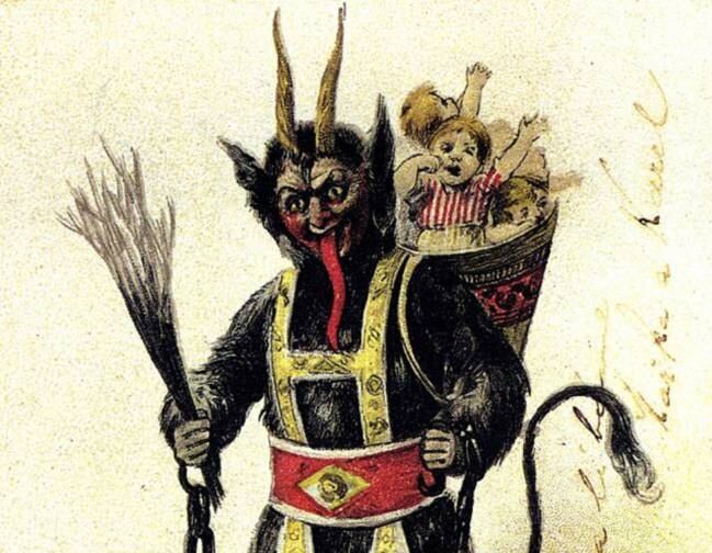 Así sería Krampus, el demonio que rapta niños