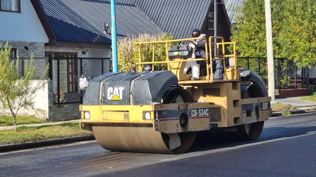 Ushuaia: pavimentaron la calle Del Cielo