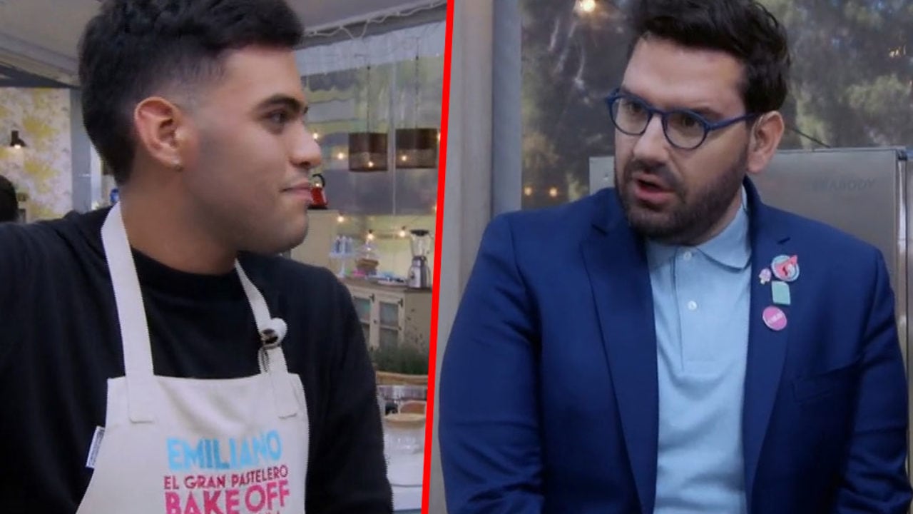 Emiliano de Bake Off se enojó y le dijo al jurado que tenía favoritos en la competencia