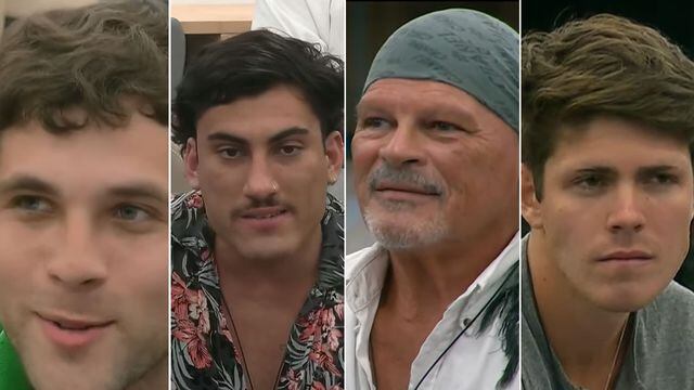 Estos fueron los primeros nominados de Gran Hermano: Tomás Holder, Walter “Alfa” Santiago, Agustín Guardis y Marcos Ginocchio.