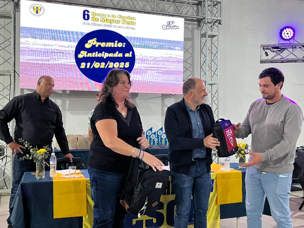 El Club Recreativo Echegoyen presentó las 6 horas de la Corvina de Mayor Peso