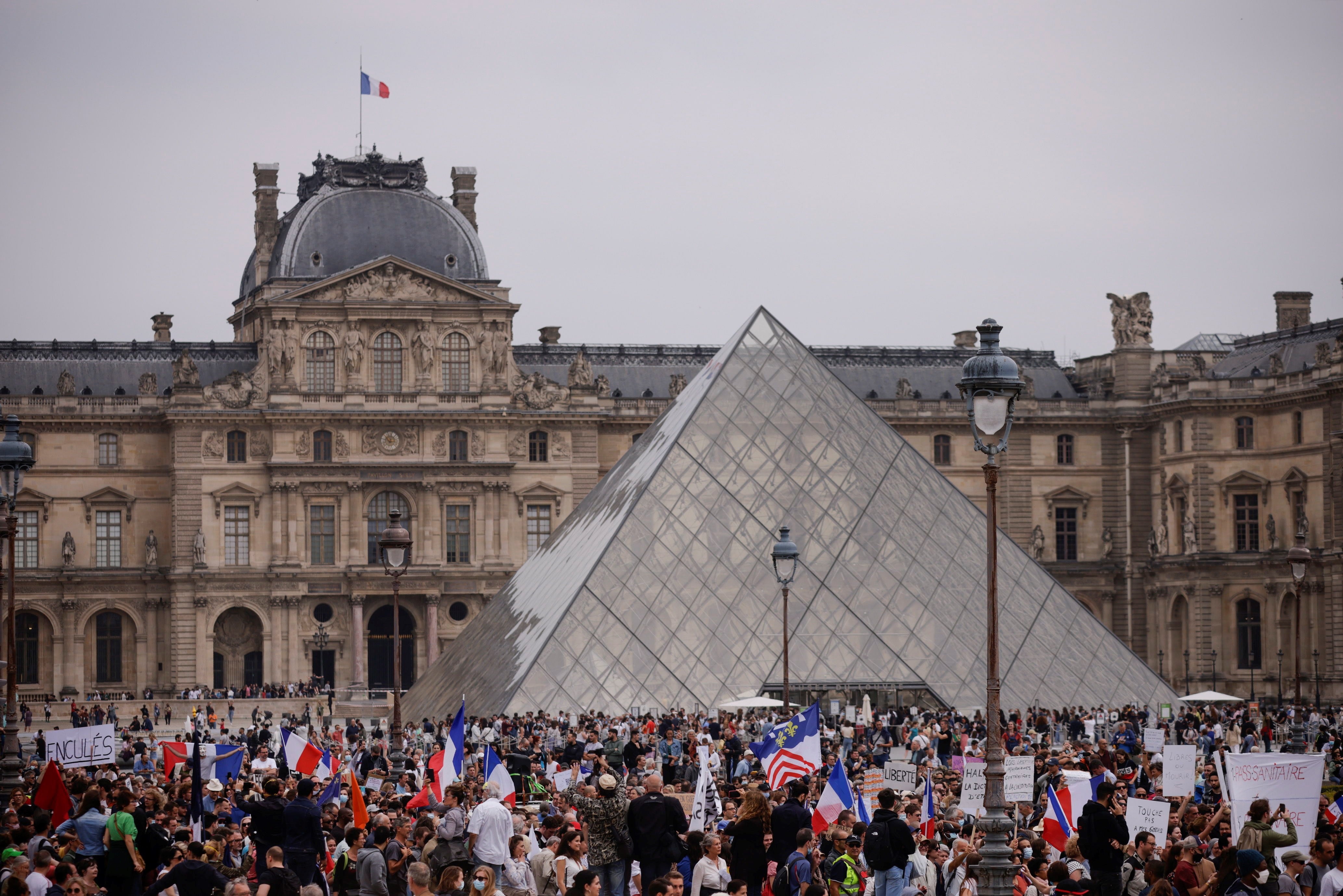 Francia tiene una de las masas anti vacuas más importantes de Europa