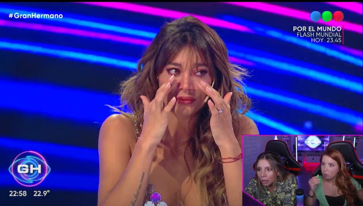 Sol Pérez lloró en vivo en Gran Hermano.