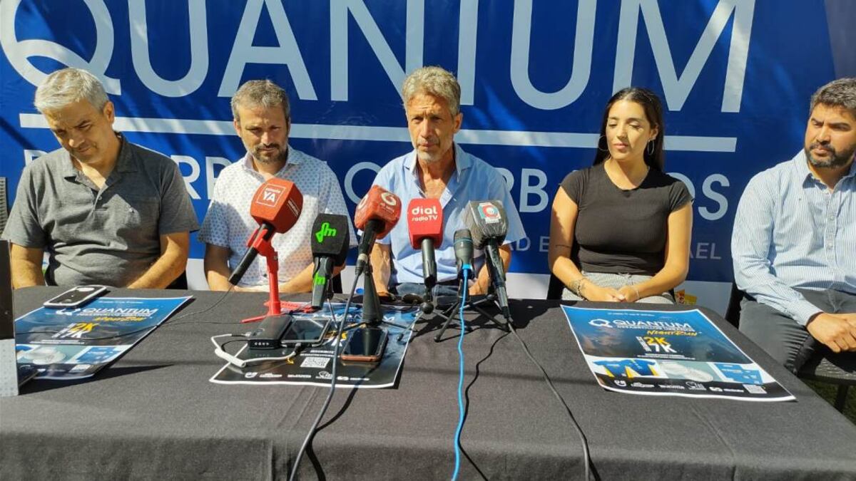 Presentaron la primera maratón nocturna Ciudad de San Rafael