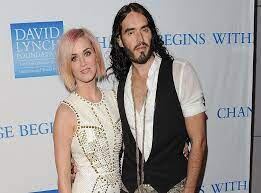 Katy Perry y su primer marido Russell Brand