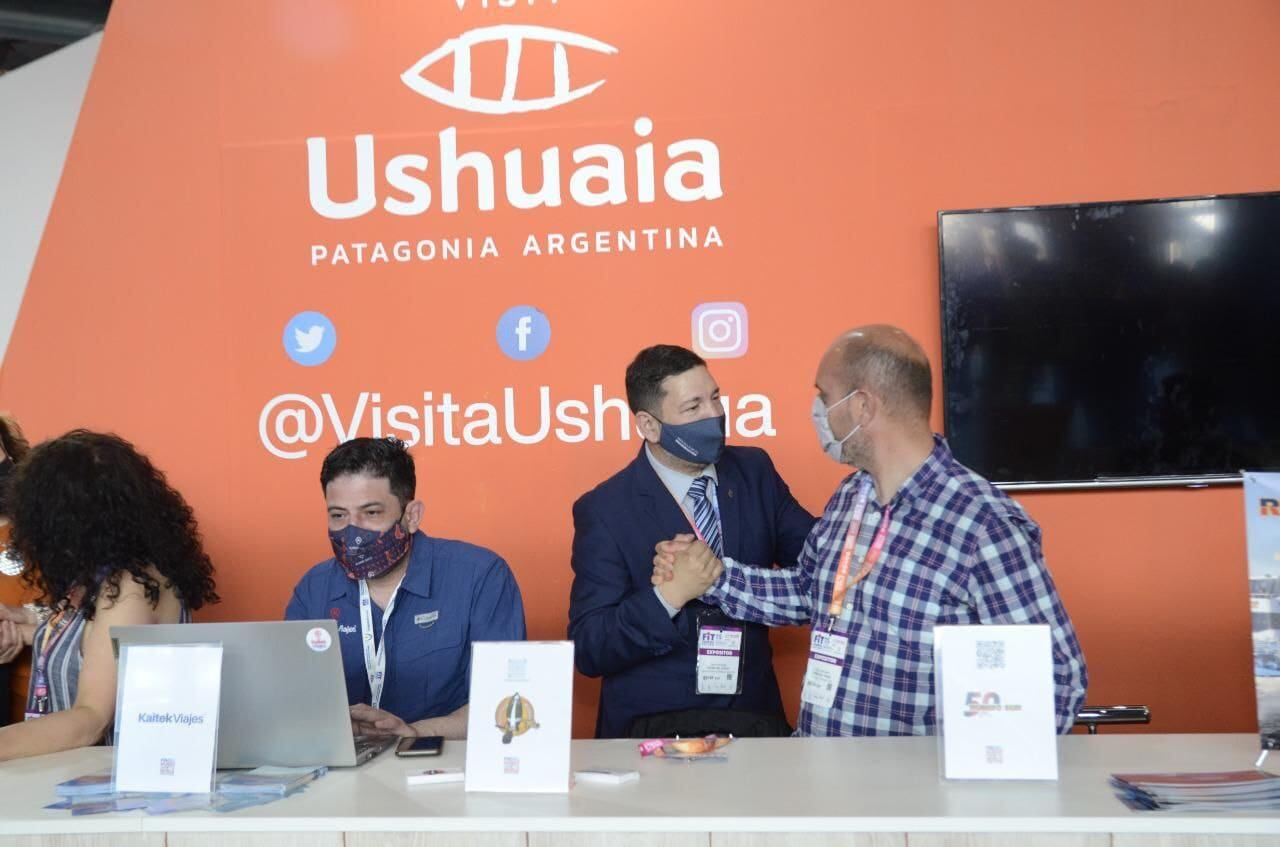 Inauguración de la Feria Internacional de Turismo 2021. Ushuaia participa con grandes expectativas de continuar consolidando el destino más austral del país.