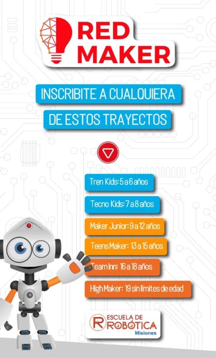 Puerto Iguazú: ya están abiertas las inscripciones para la Escuela de Robótica Misiones.