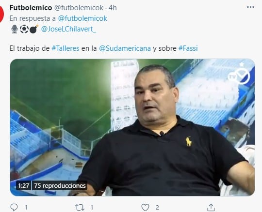 "El éxito se ve", resaltó Chilavert sobre el momento de Talleres.