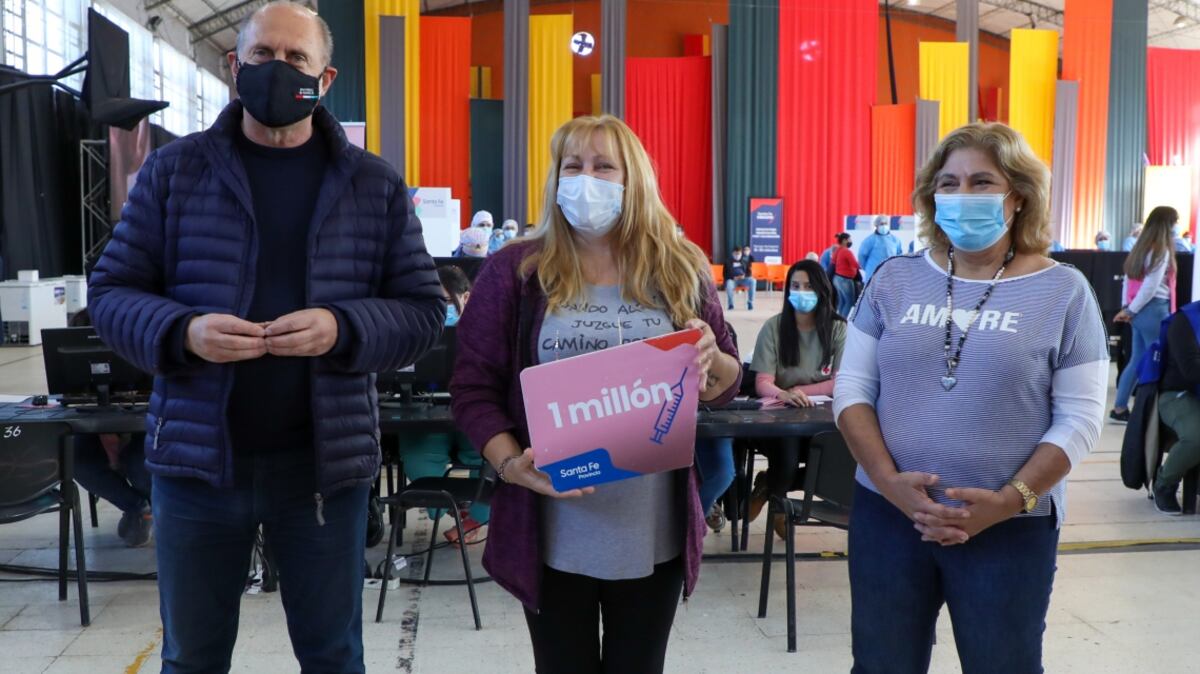 La provincia de Santa Fe llegó al millón de vacunados contra el coronavirus