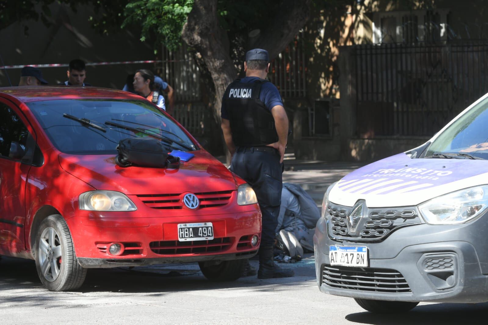 El accidente se produjo en Guaymallén. / Ignacio Blanco - Los Andes