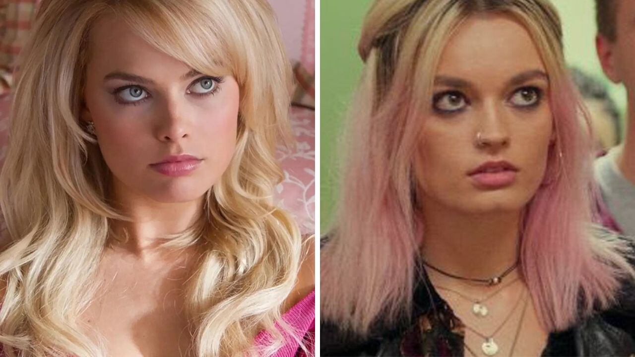 Margot Robbie y Emma Mackey.