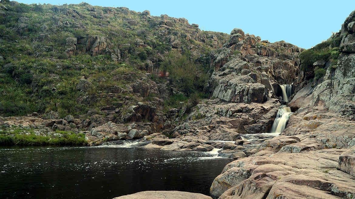 Cascada Escalera, Pampa de Olaen.