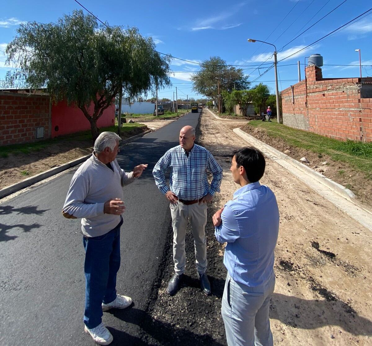 "Estando cerca y trabajando para los vecinos", afirmó Nicolás Aramayo.