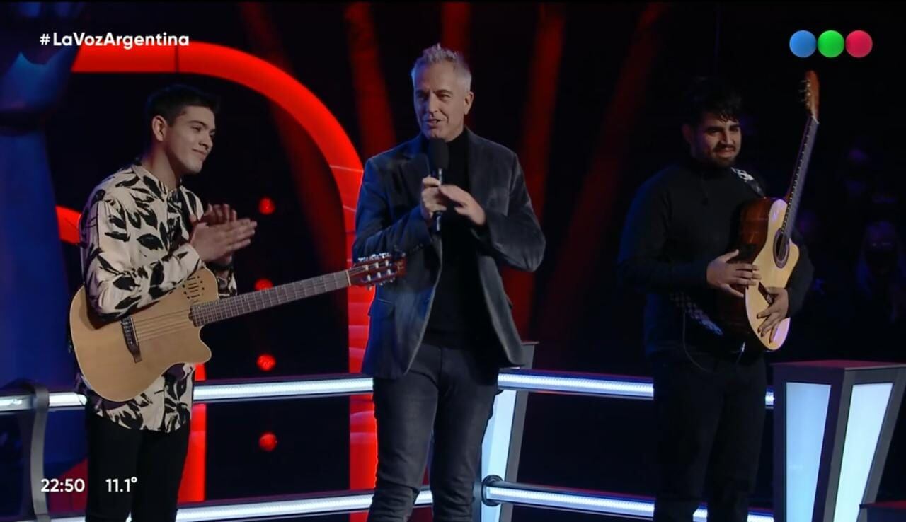 El sanjuanino Nicolás Olivieri ganó la primera batalla de La Voz Argentina tras interpretar una zamba.