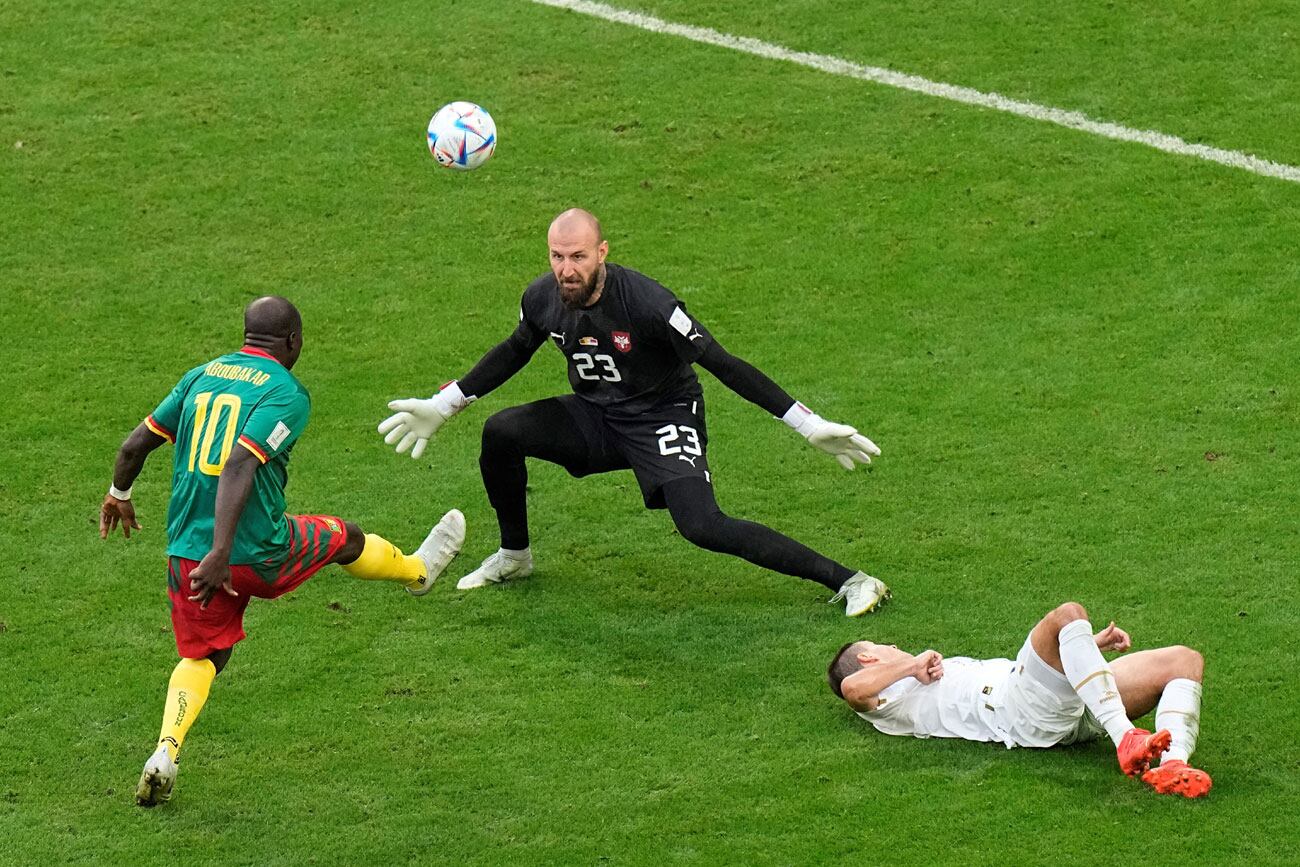 Vincent Aboubakar, quien brilló en Qatar, fue lapidario contra Cristiano Ronaldo. Foto: AP.