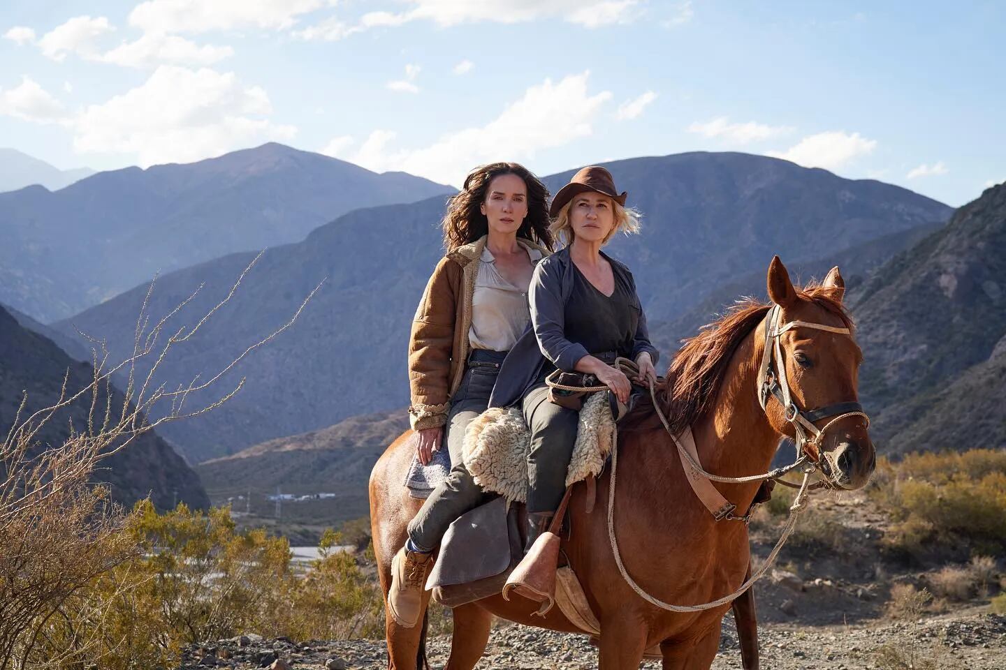 Natalia Oreiro y Mercedes Morán filmaron en Mendoza.