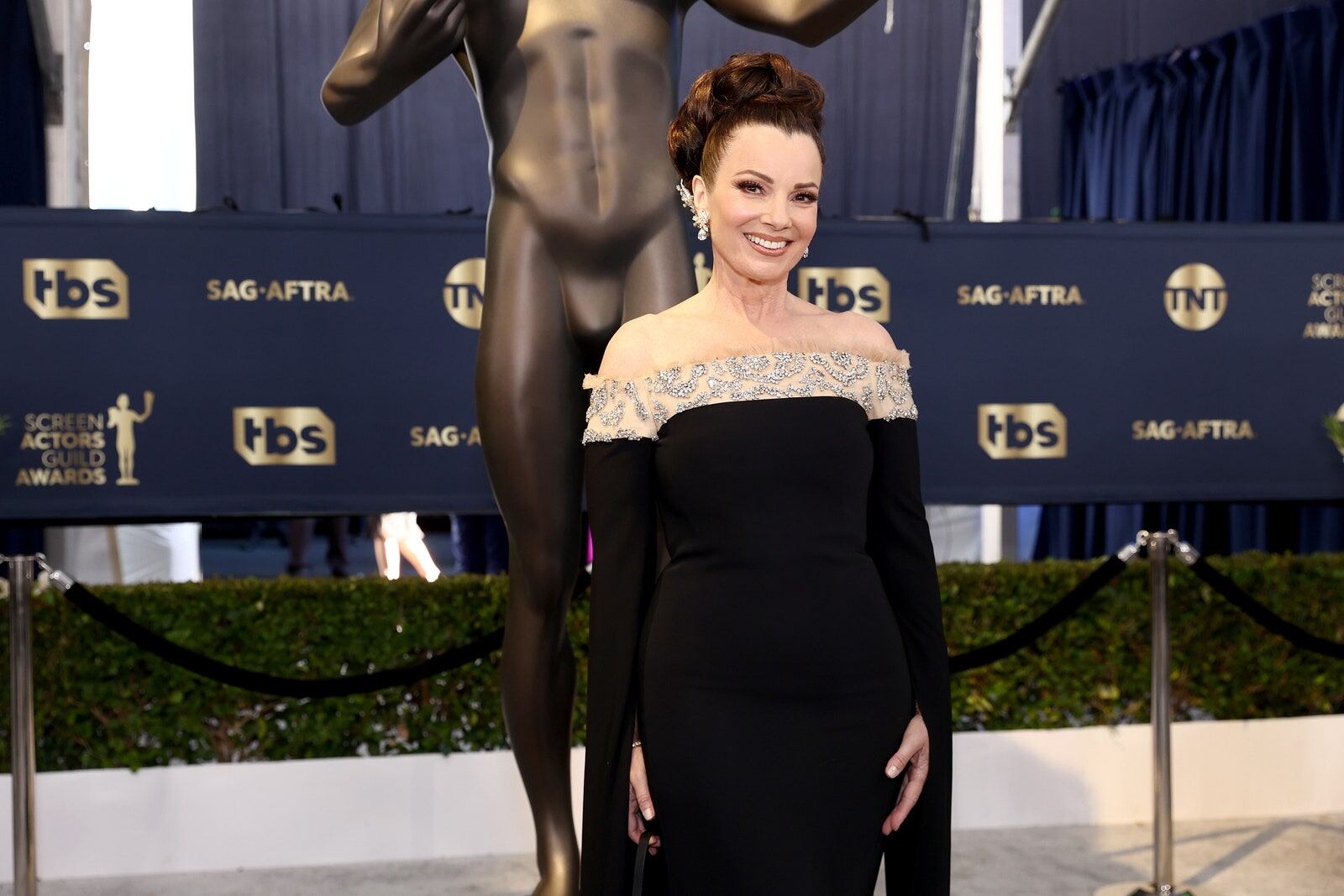 El look de Fran Drescher en los SAG awards 2022.