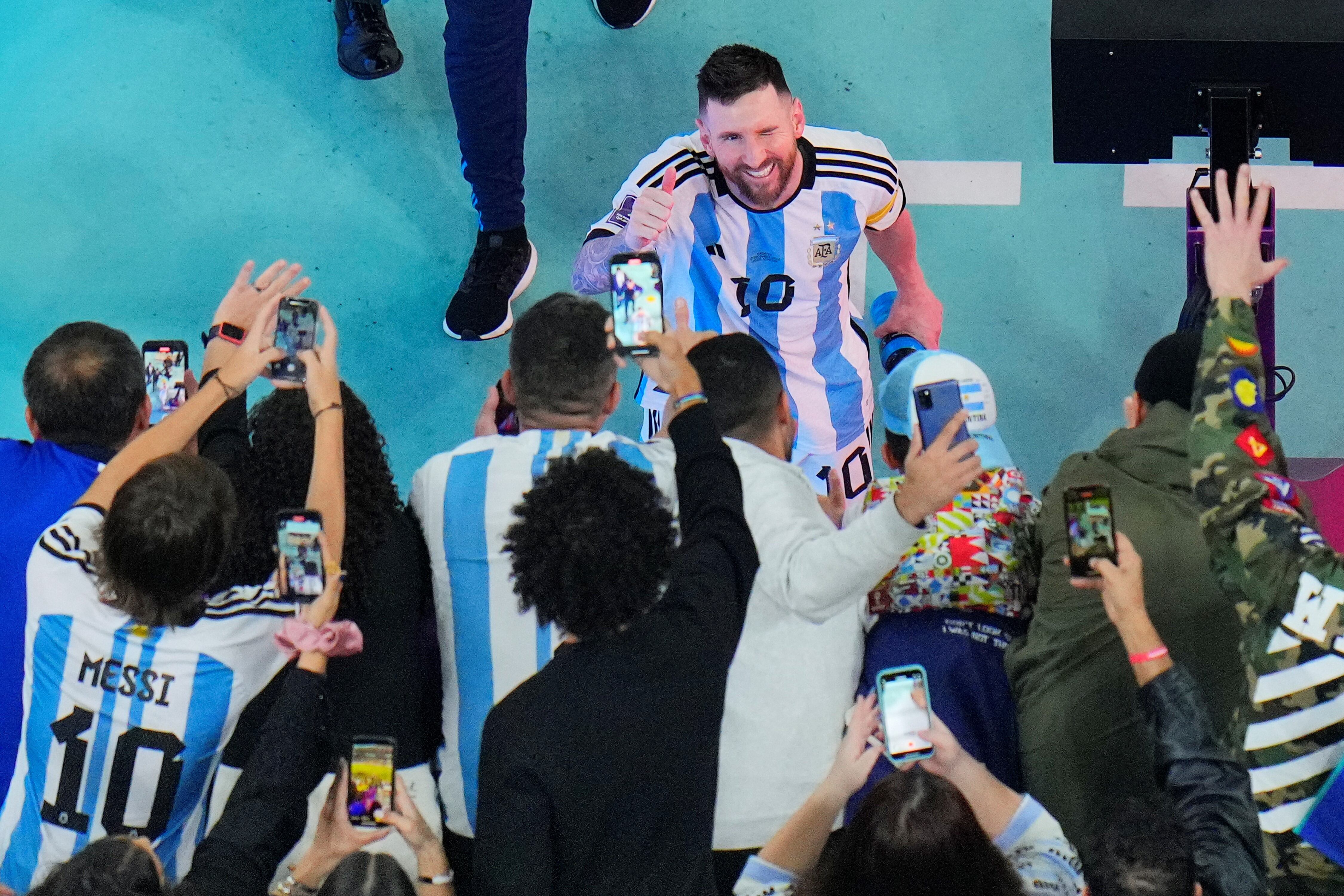 Lionel Messi, delantero de la selección argentina de fútbol. (AP)