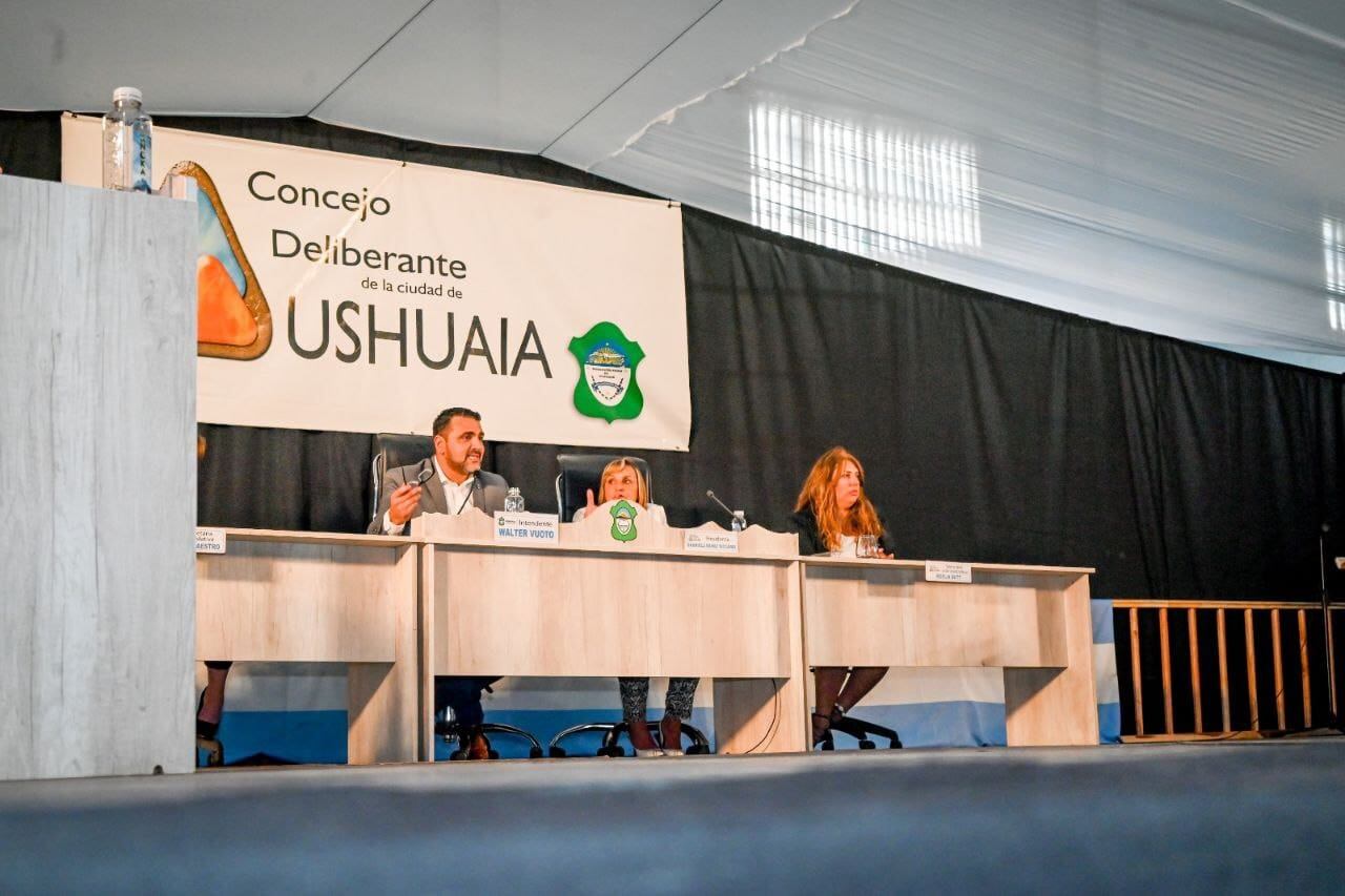 Inauguraron las sesiones del Concejo Deliberante de Ushuaia 2024