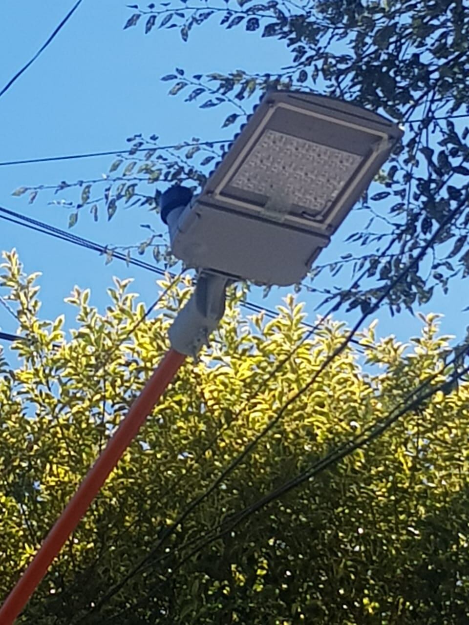 Vandalismo en las luminarias