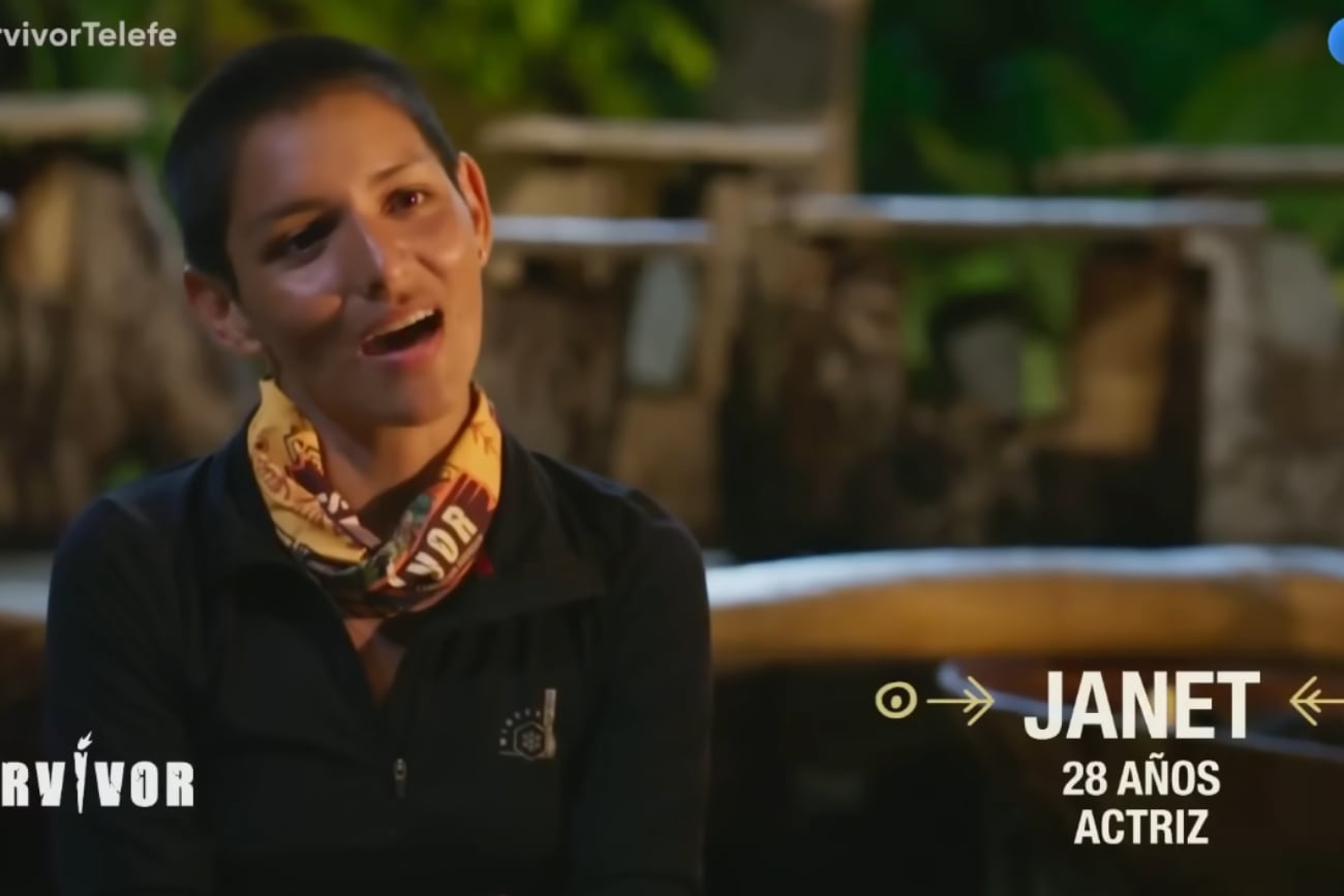 Janet, participante eliminada de "Survivor Expedición Robinson". (Captura)