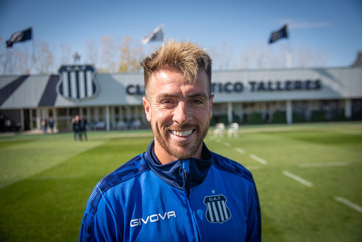Julio Buffarini, con la camiseta de Talleres puesta: “Me gustó el equipo, se nota que es ambicioso”