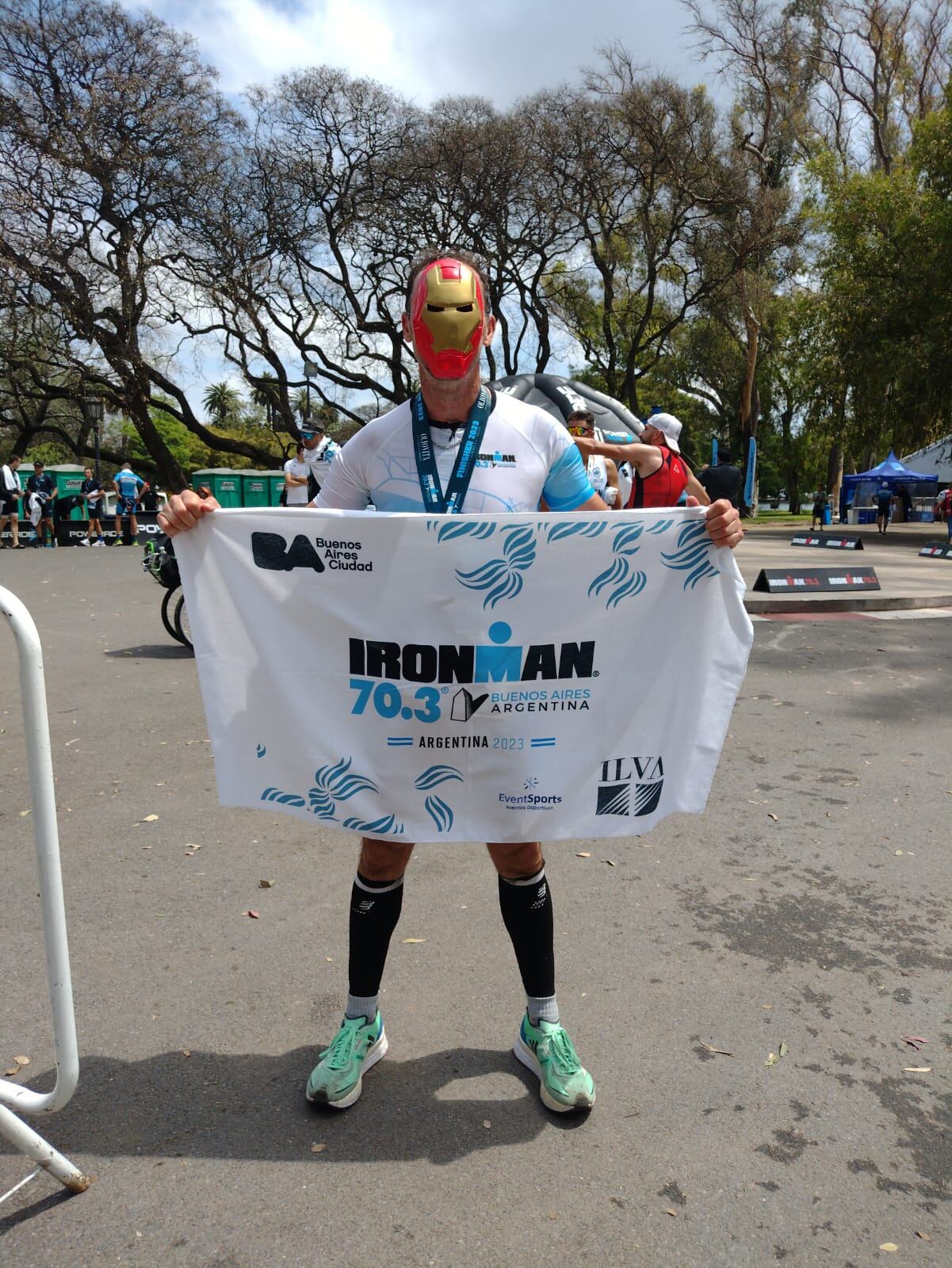 Hugo Parino atleta de Arroyito en el Ironman 70.3