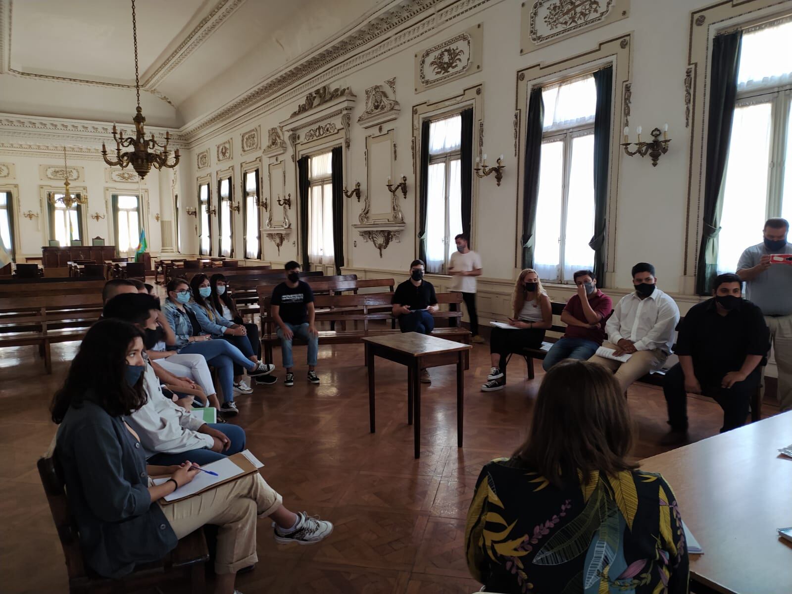 Representantes de la juventud se reunieron con Concejales y autoridades del HCD