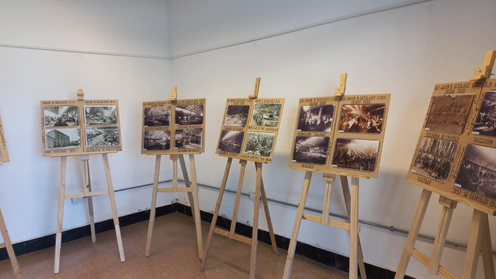 Muestra fotográfica sobre Juan B. Istilart en el Centro Cultural La Estación de Tres Arroyos