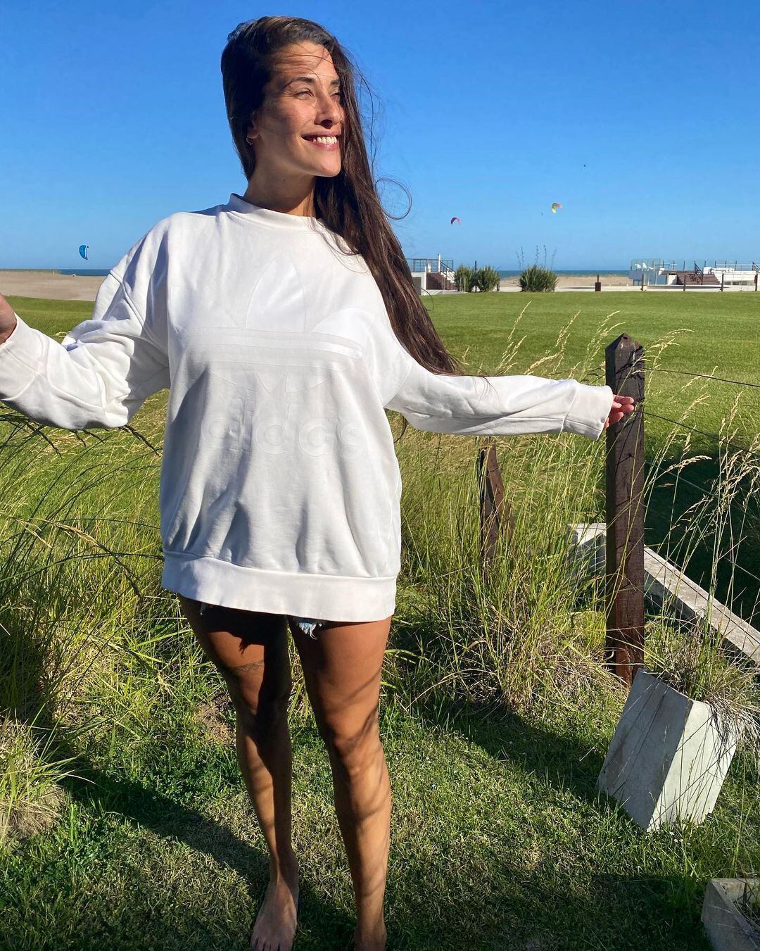 Ivana Nadal, relajada en Pinamar