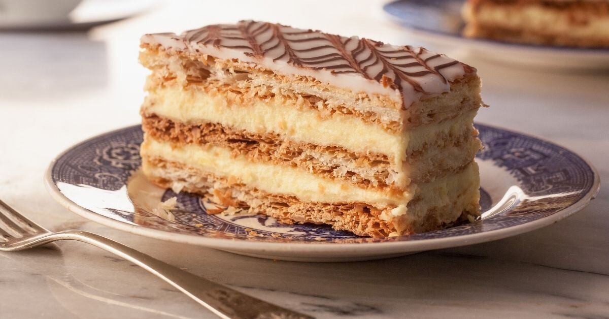 El postre napoleón lidera el ranking de postres.