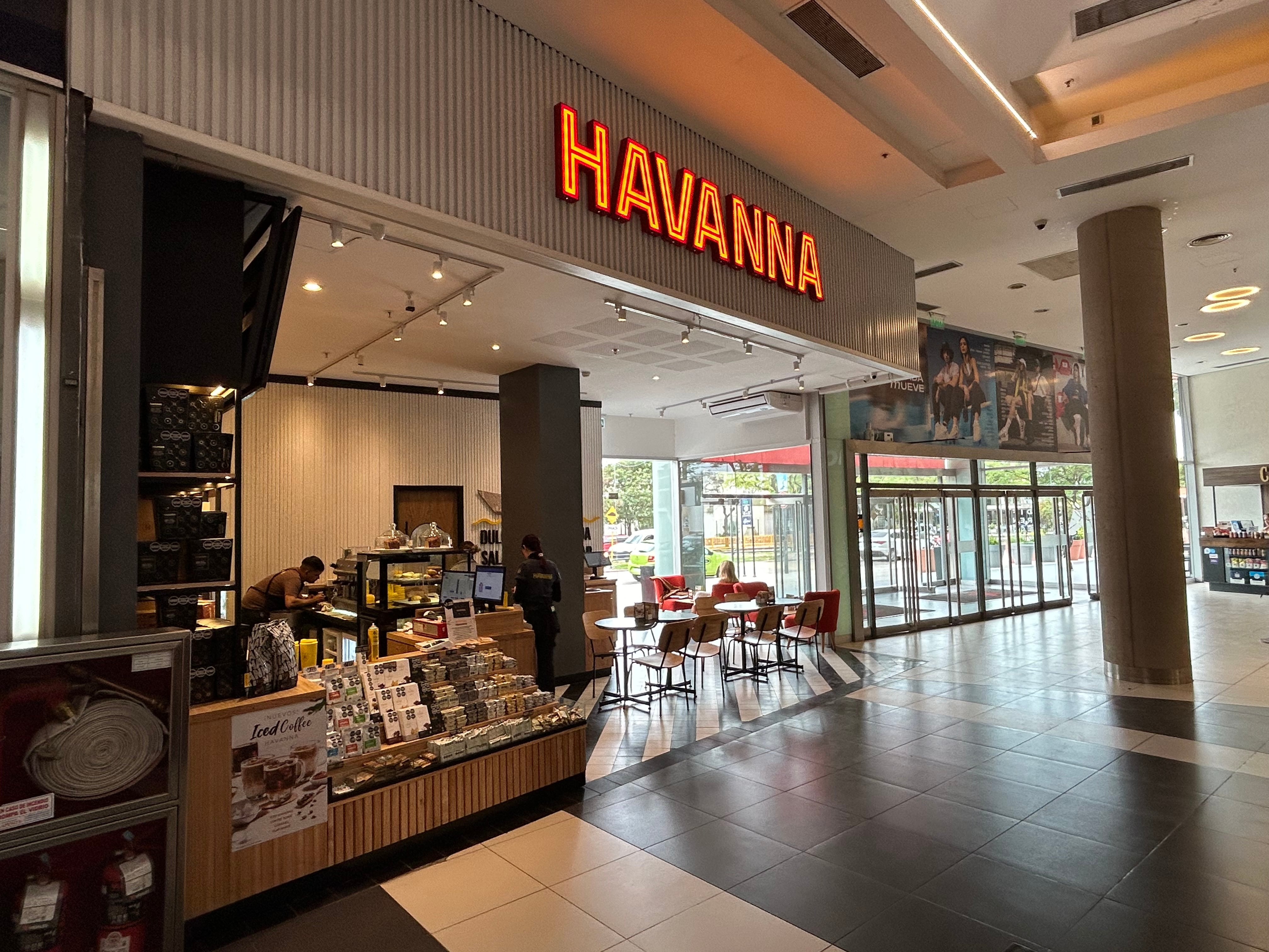 Actualmente, Havanna cuenta con una amplia red de locales en Argentina y en otros países.