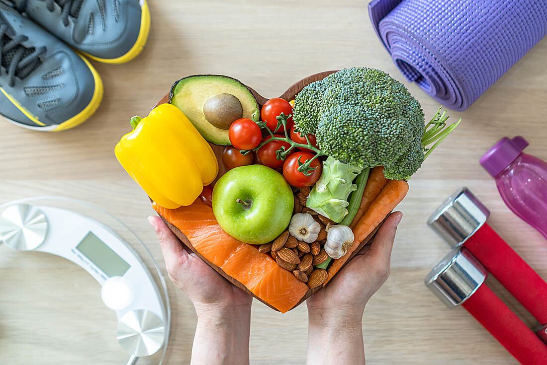 Lograr un peso saludable a través de alimentación sana.