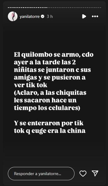 Yanina Latorre habló acerca de cómo las hijas de Wanda supieron quién es la China