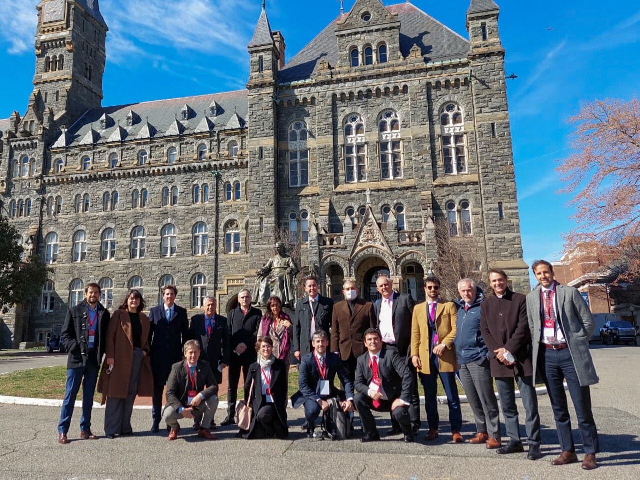 La agenda continuó con una visita por la Universidad de Georgetown