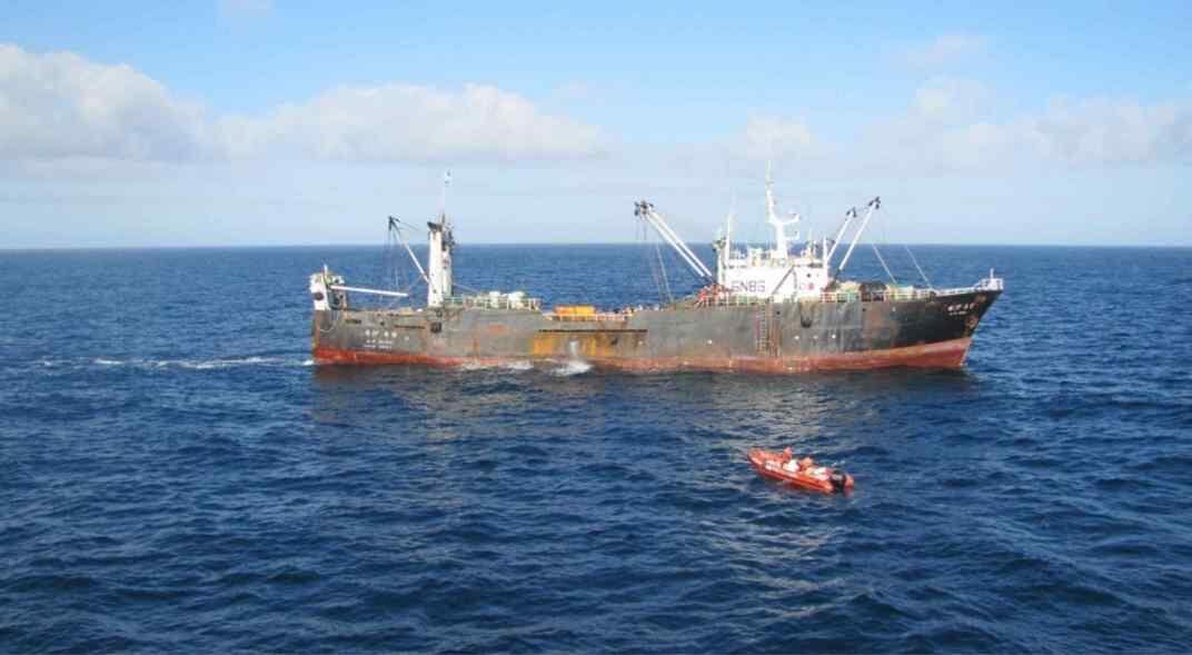 Mar argentino. Buques pesqueros (Prefectura Naval).